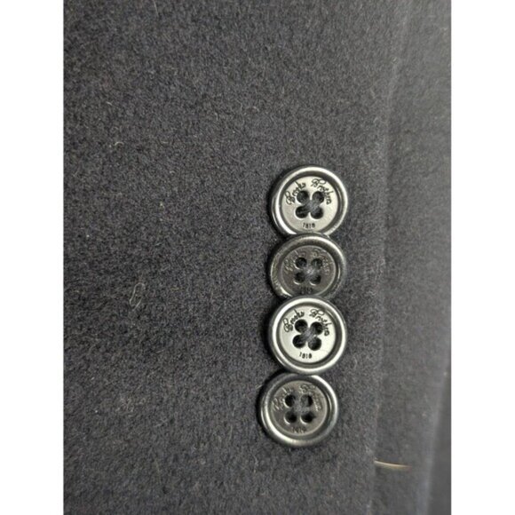 Brooks Brothers Mens Wool Double Breasted Peacoat Medium - Picture 3 of 7